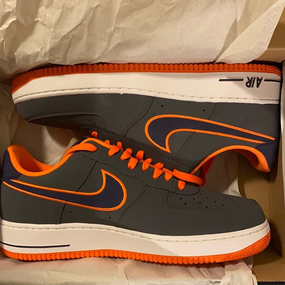NIKE Air Force 1. 2012 Imperial Purple & Orange. Size 12.